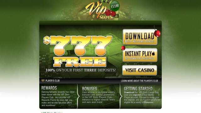 VIP Slots Club casino screenshot